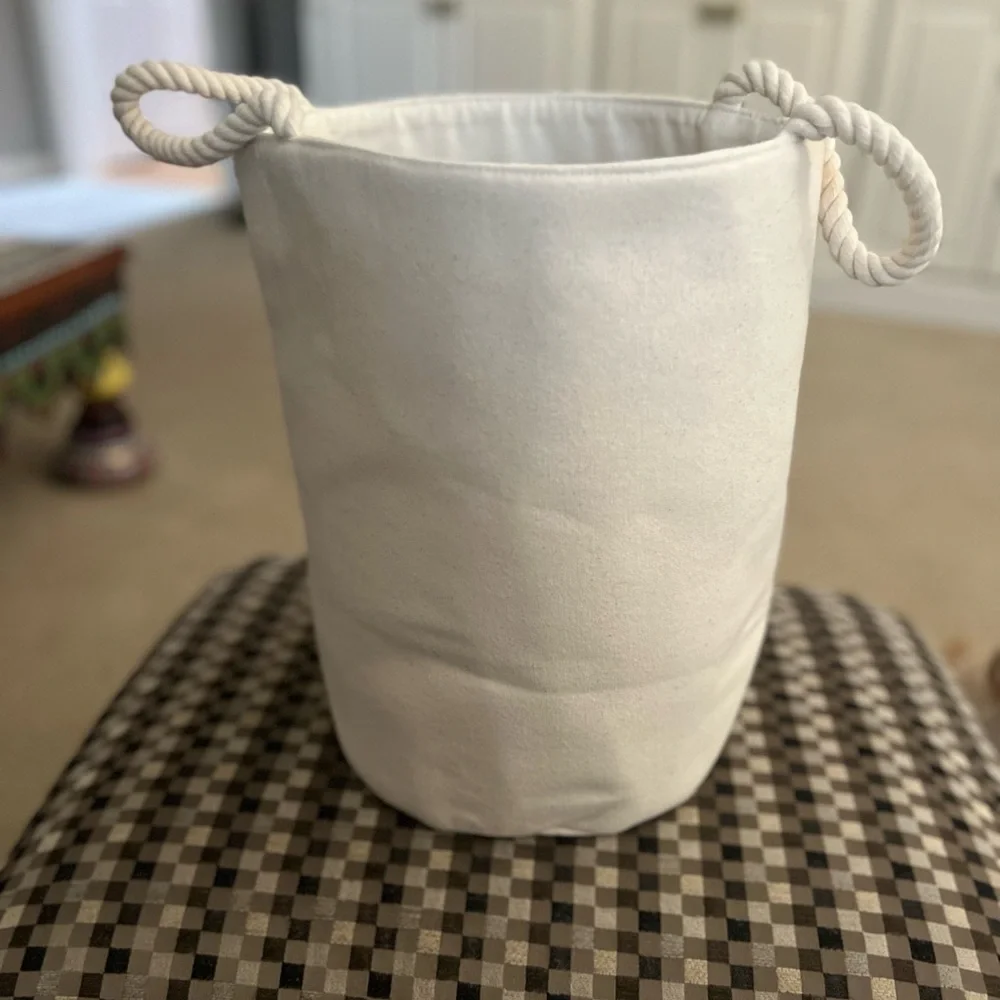 Never Grow Up bucket storage bag